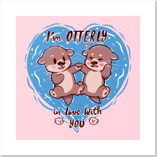 Otterly in Love Posters and Art